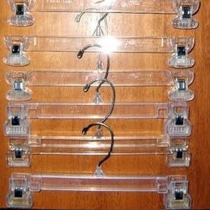 8 piece skirts, pants, jeans bottoms hangers 12"